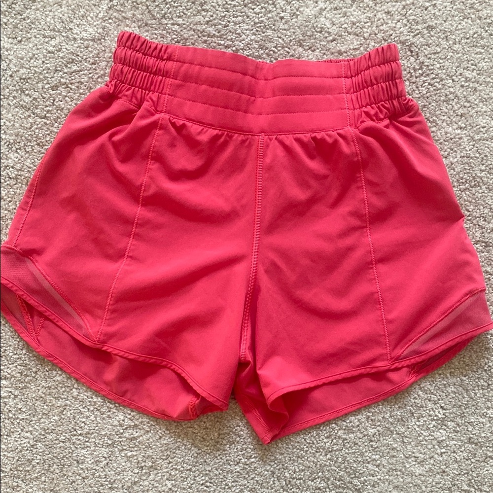 Lululemon Hotty Hot high-rise lined shorts 4”